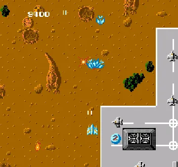 Terra Cresta (USA) screen shot game playing